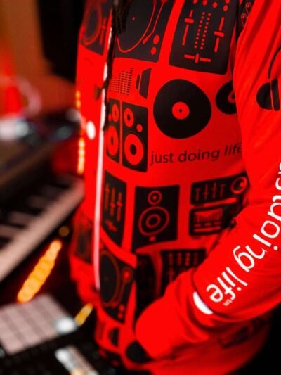 Music Vibe Double-Sided Zip Hoodie