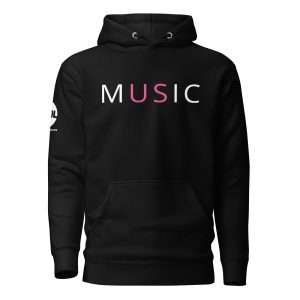 Music Us Pink T-Shirt Tag - Just Life Doing
