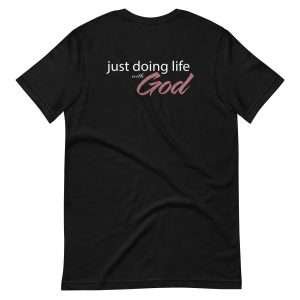 just doing life with God - black back