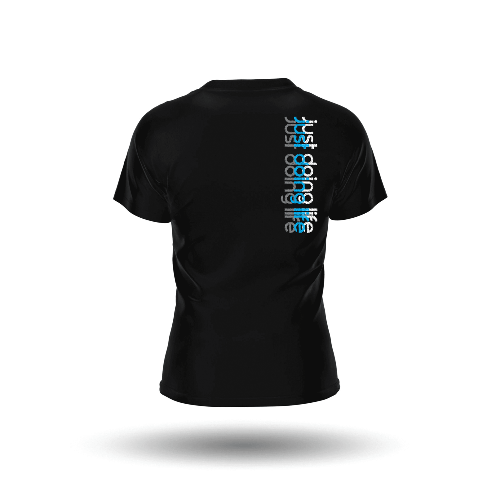 Just Doing Life Blue Tri-Color T-Shirt - Image 2