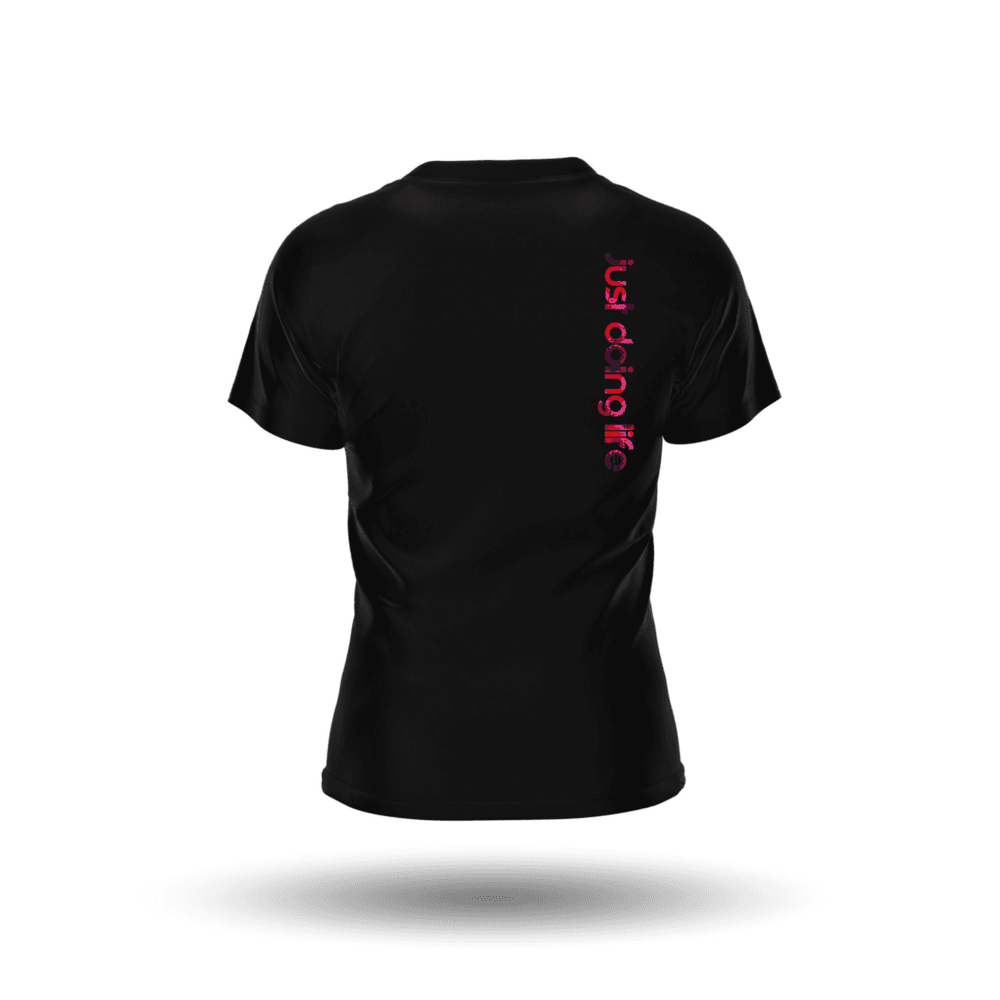 Just Doing Life Berry Signature T-Shirt - Image 2