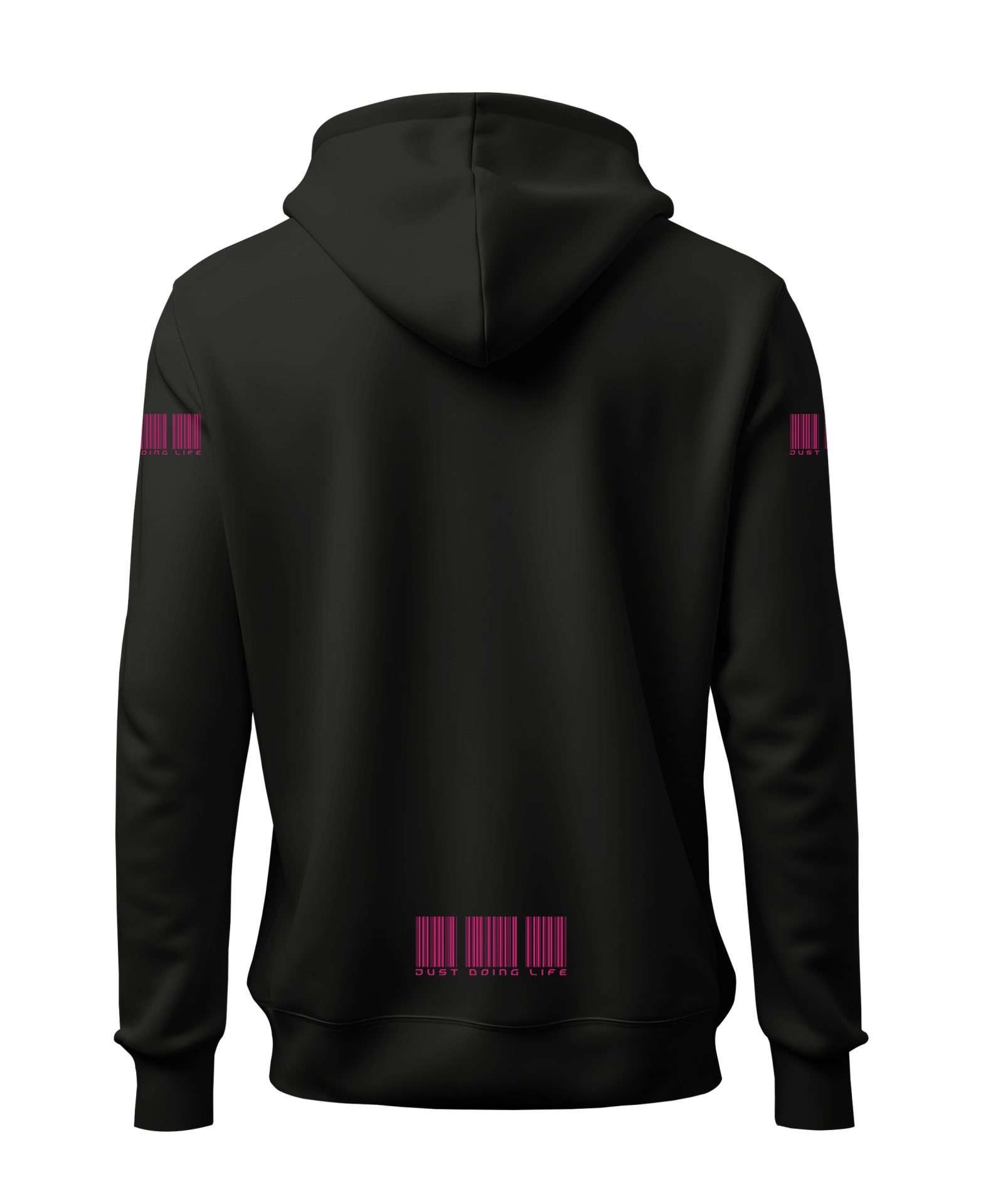Just Doing Life Life Code Pink Hoodie - Image 2
