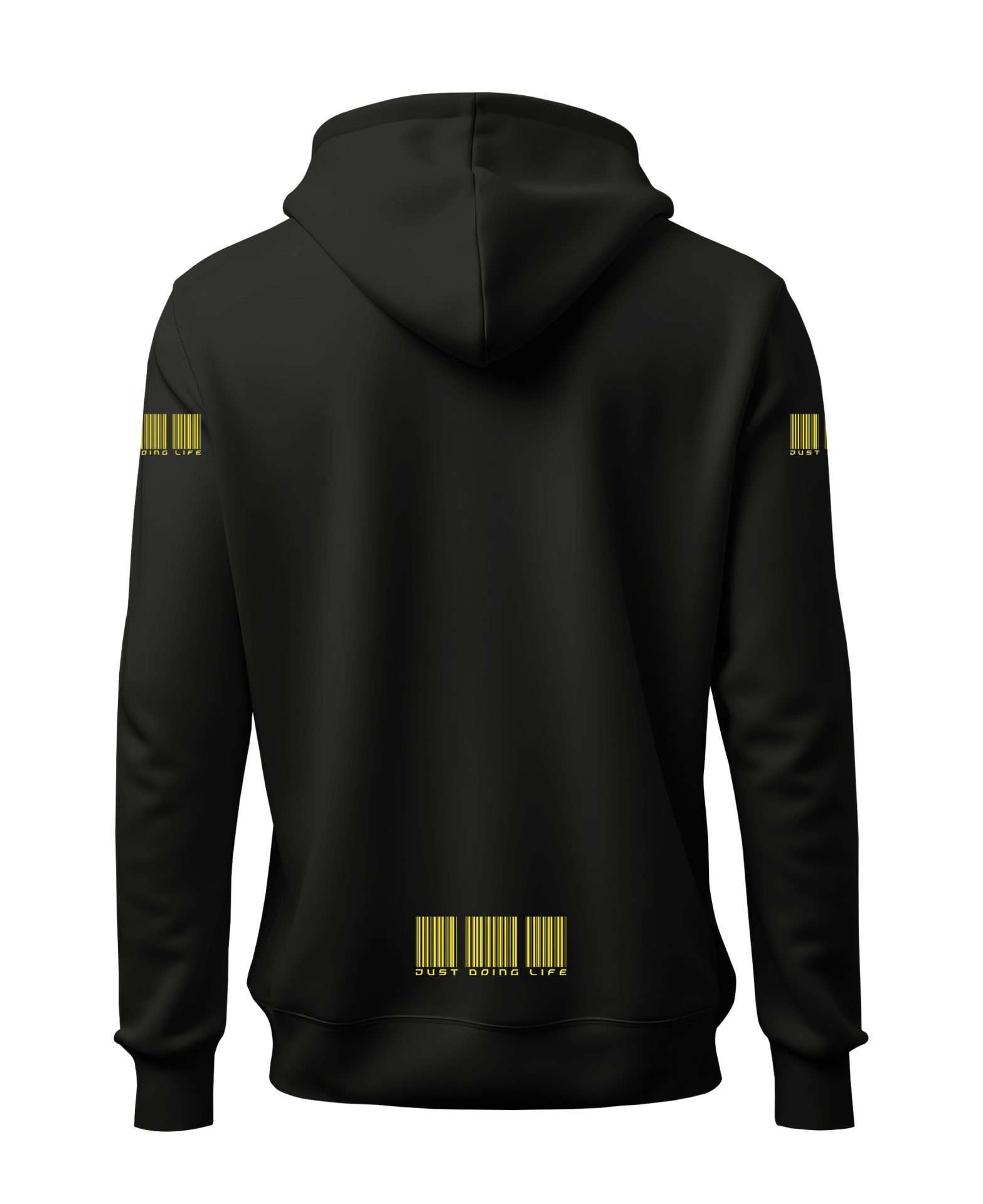 Just Doing Life Life Code Yellow Hoodie - Image 2