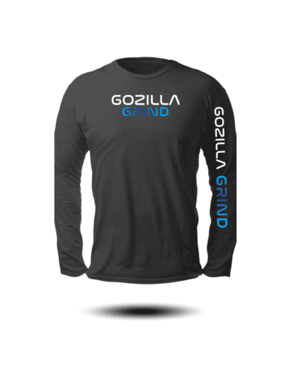 Gozilla Grind: Blue Spark Long-Sleeve T-Shirt