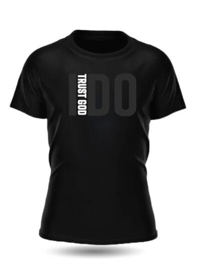 I Do Trust God White & Gray T-Shirt