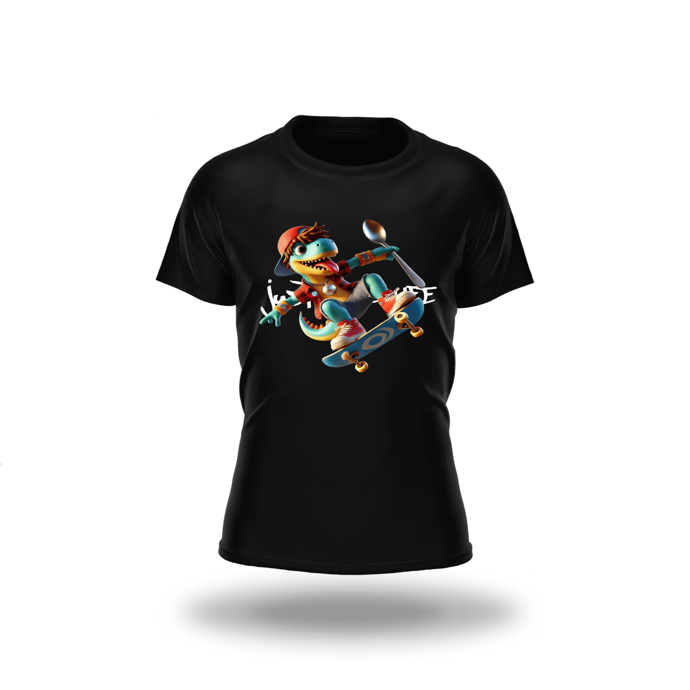 DinoMight: Olly Oop Youth T-Shirt - Image 2