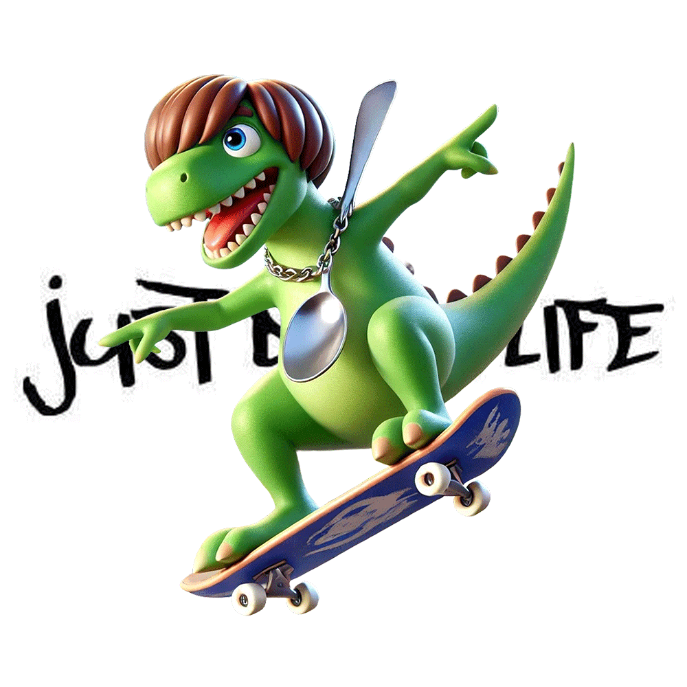 DinoMight: Hang On Youth T-Shirt - Image 3