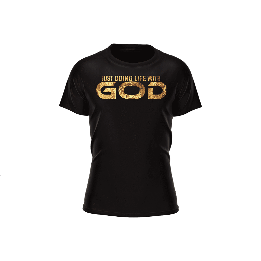 Favor Over Fear Gold-Texture T-Shirt