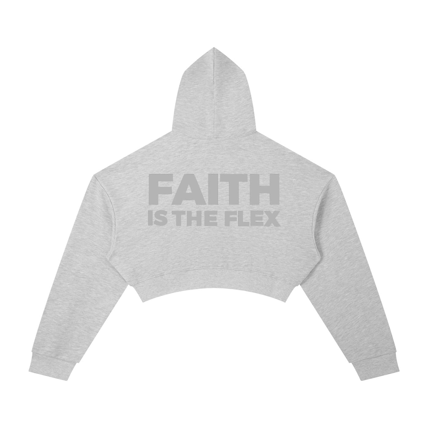 Faith Is the Flex Cropped Hoodie - Image 4