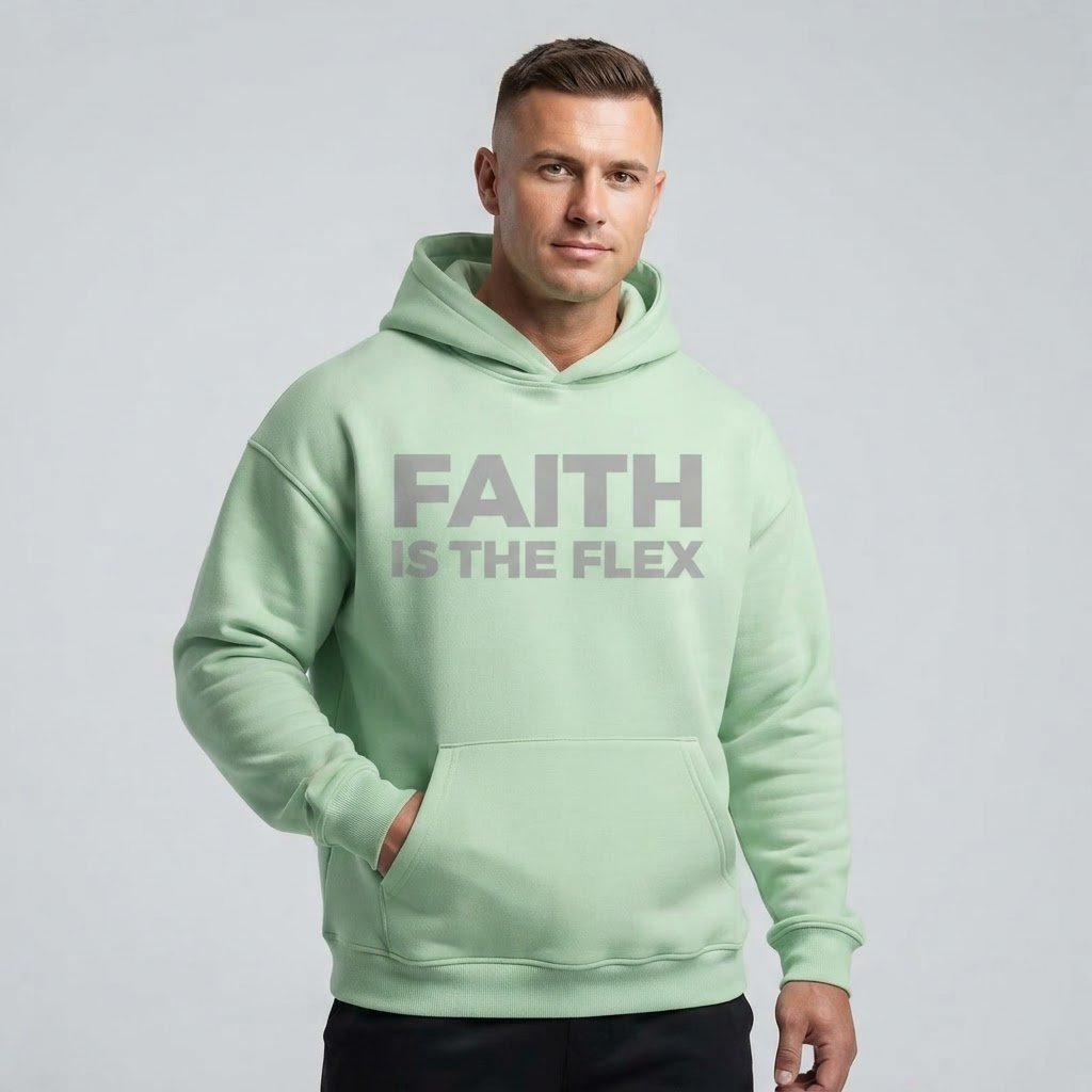 Faith Is the Flex Heavyweight Drop-Shoulder Hoodie