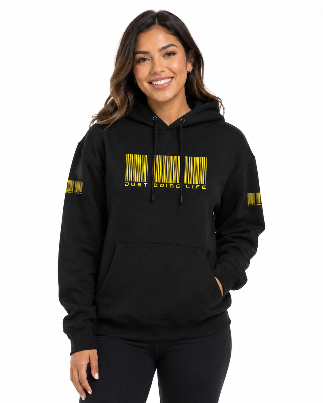 Just Doing Life Life Code Yellow Hoodie