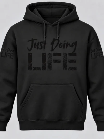 The Road Ahead Hoodie – Black Lettering